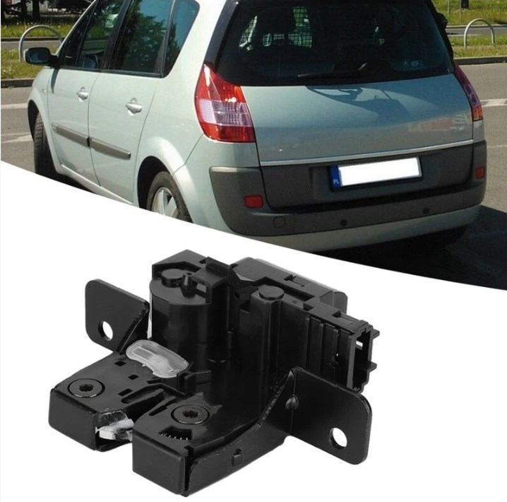 Cspartv Serratura Portellone Posteriore, Serratura Vano Posteriore Per Clio Iii, Megane Ii, Grand Scenic Ii Oe 8200076240 Serratura Sulla Porta Posteriore Renault 2 + Serratura Bagagliaio