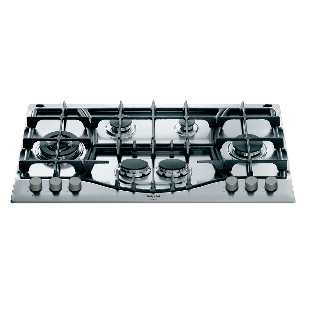 Hotpoint Piano Cottura A Gas Phn 961 Ts/ix/ha 6 Fuochi Da Incasso 87 Cm Acciaio Inox