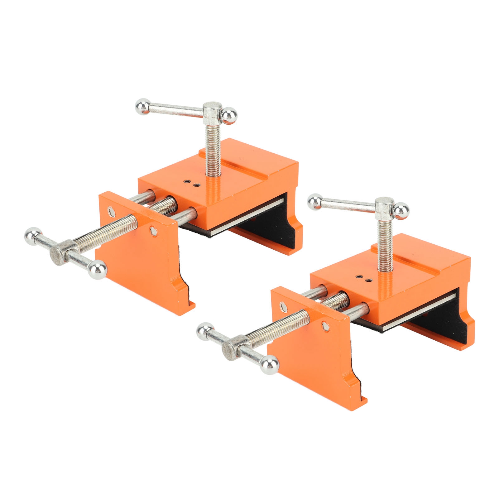 Serre-joint pour cadres de meubles, guide de perçage, alliage d'aluminium et acier, lot de 2