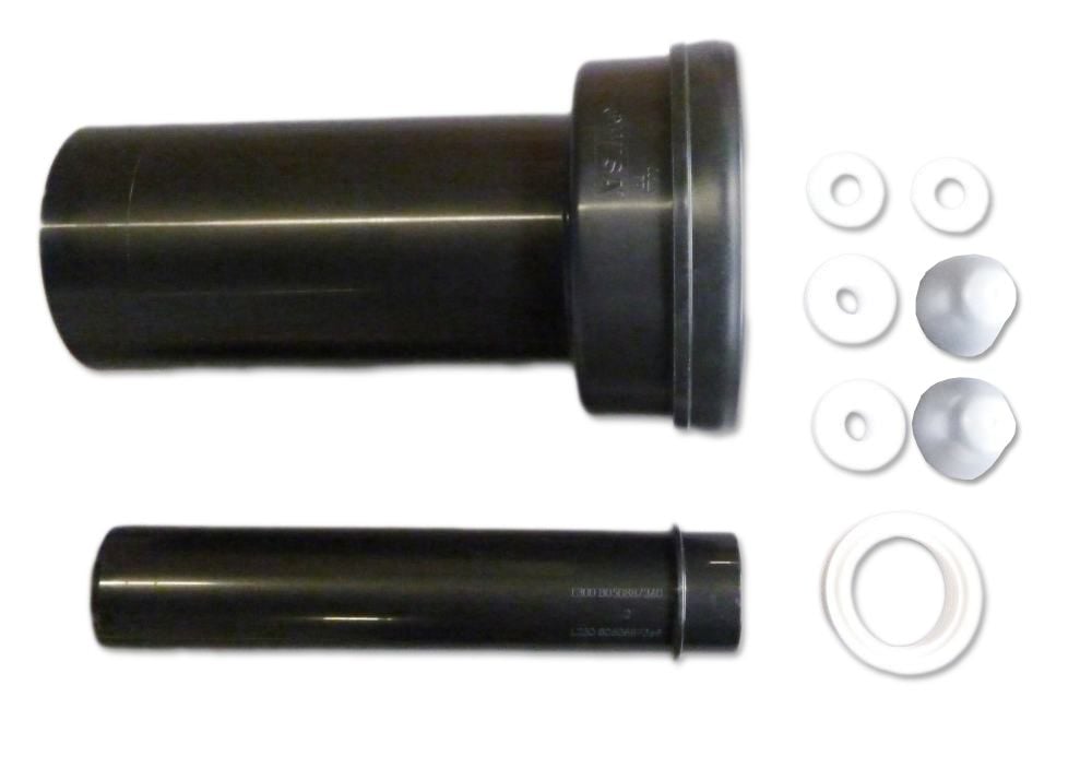 Oem Schwarz Wisa Wand-Wc-Anschluß-Set Ø 90Mm Ablaufstutzen, Spülrohr Ø 45 Mm Spülrohre & Abläufe - Image 3