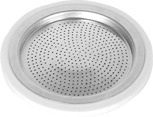 Bialetti Silber/Weiss/Grau Dichtungsring & Filterplatte, Zubehör Kaffeemaschinen, - Image 4