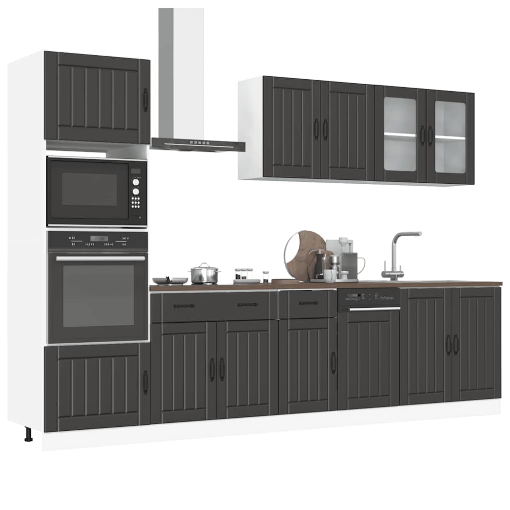 Vidaxl - Ensemble D'Armoires De Cuisine 7 Pcs Kalmar Bois D'Ingénierie
