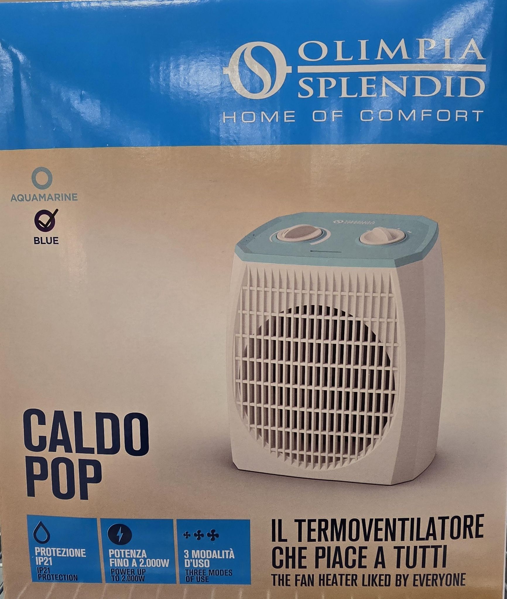 Olimpia-Splendid Heizlüfter Bad Olimpia Splendid Caldo Pop B 2000W Ip21 - Bild 4