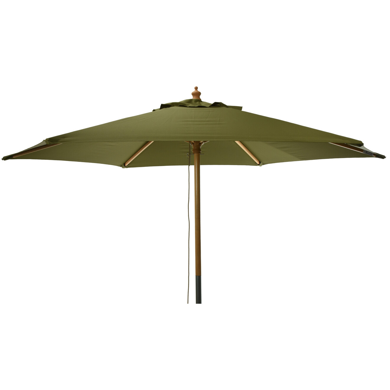 Progarden – Parasol Droit Vert Olive 250 Cm – Toile Polyester 180 G/m²