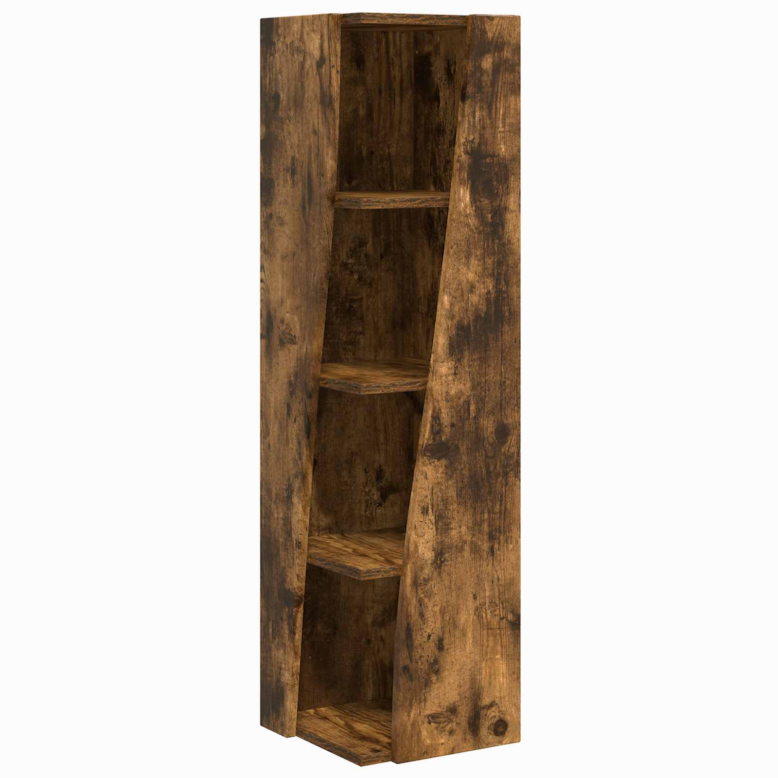 Corner Cabinet Smoked Oak 27.5x27x102cm Engineered Wood Vidaxl