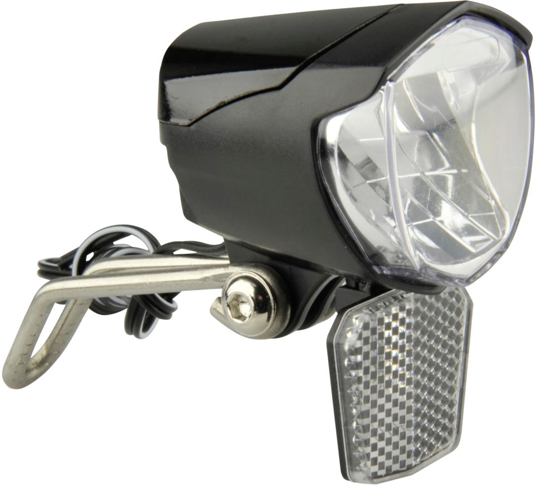 Fischer Fahrrad Fahrrad-Scheinwerfer 85355 Led Dynamobetrieben Schwarz 4008153853555
