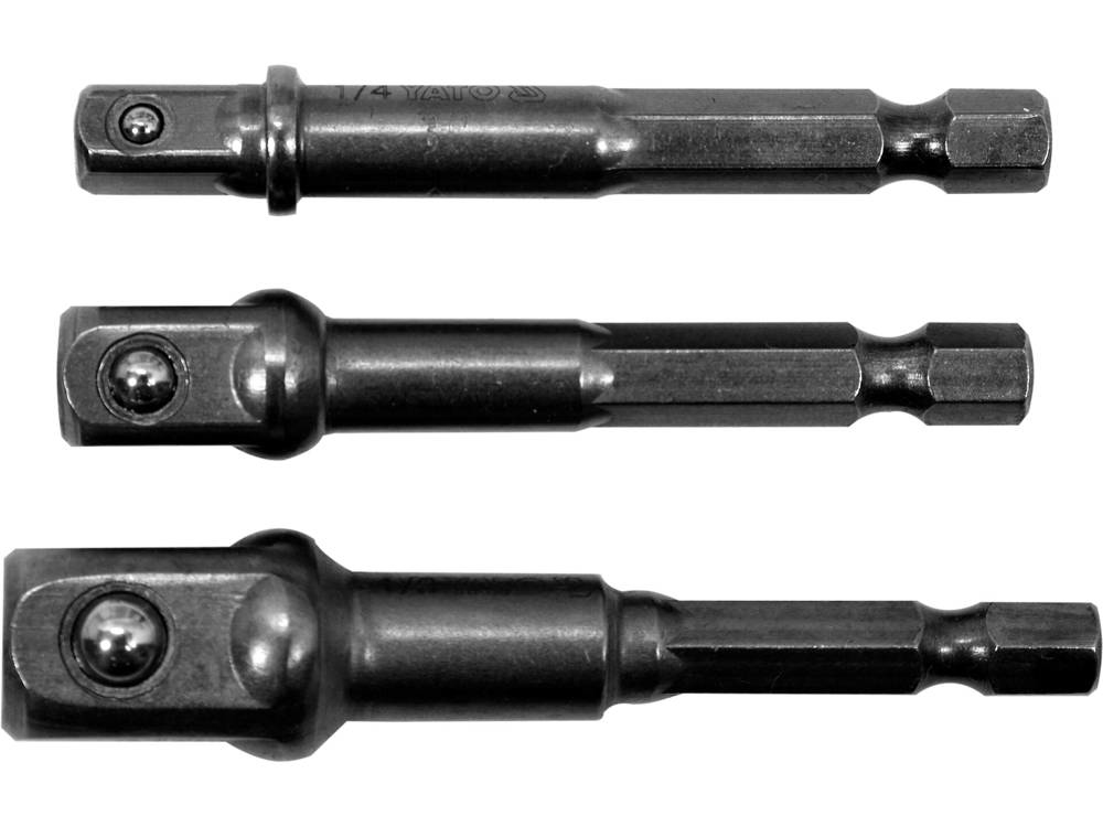 Yato Sechskantadapter Für 1/4'', 3/8'', 1/2'' Steckschlüssel - Yt-04685