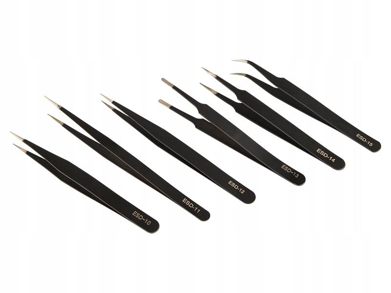 Pinzetten Set Orion Präzision Metall 120 Bis 141 Mm