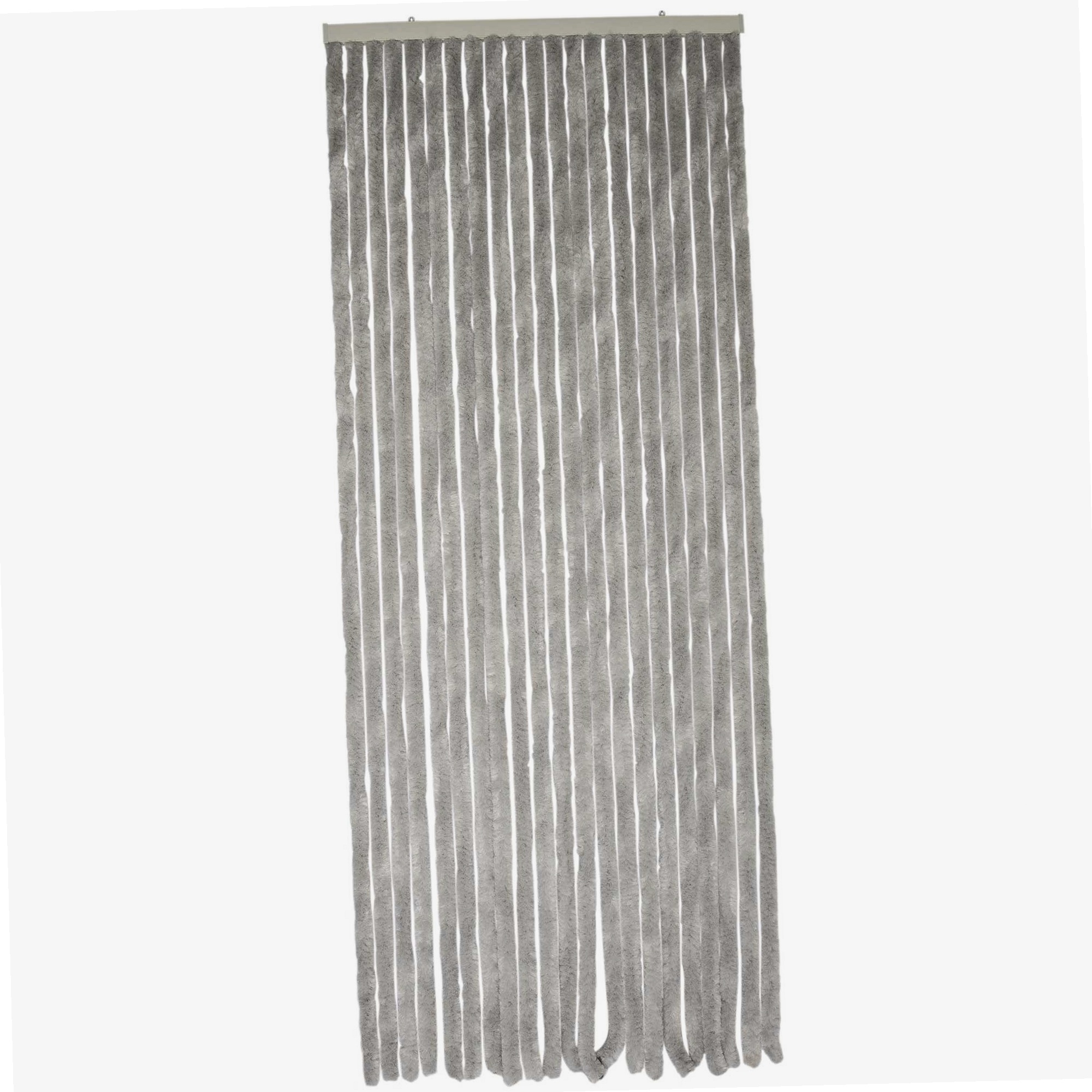 Werka Pro - Rideau Chenille Gris Clair Uni 120 X 220 Cm