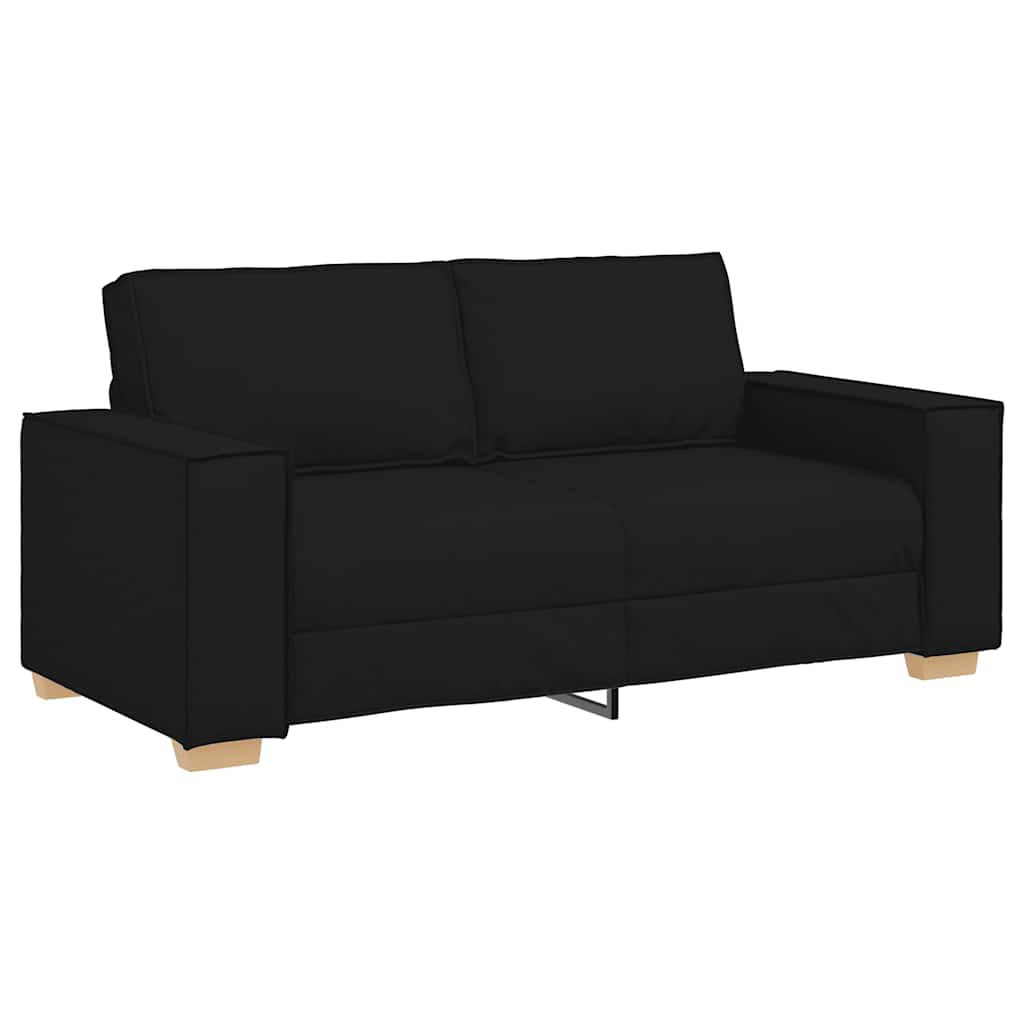 4104982 2-seater Sofa Black 180x78x84 Cm Fabric Vidaxl