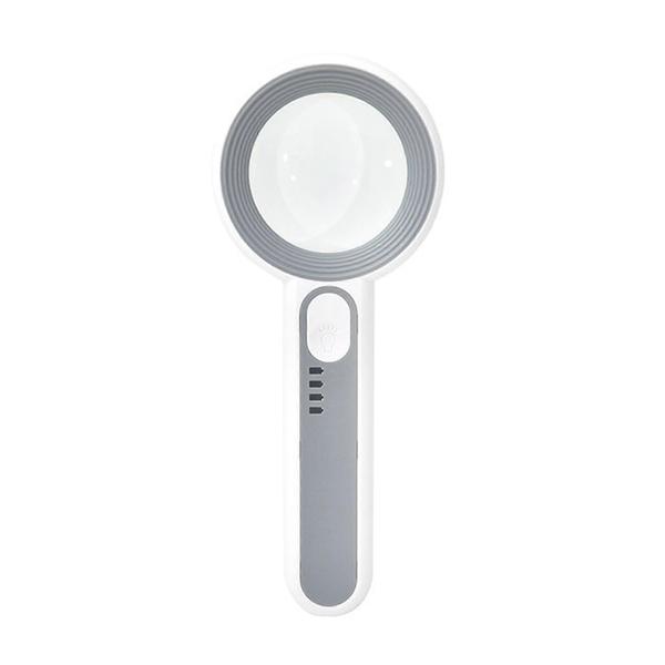 Loupe de poche à éclairage LED, verre haute définition sans distorsion, pour lecture et petits caractères