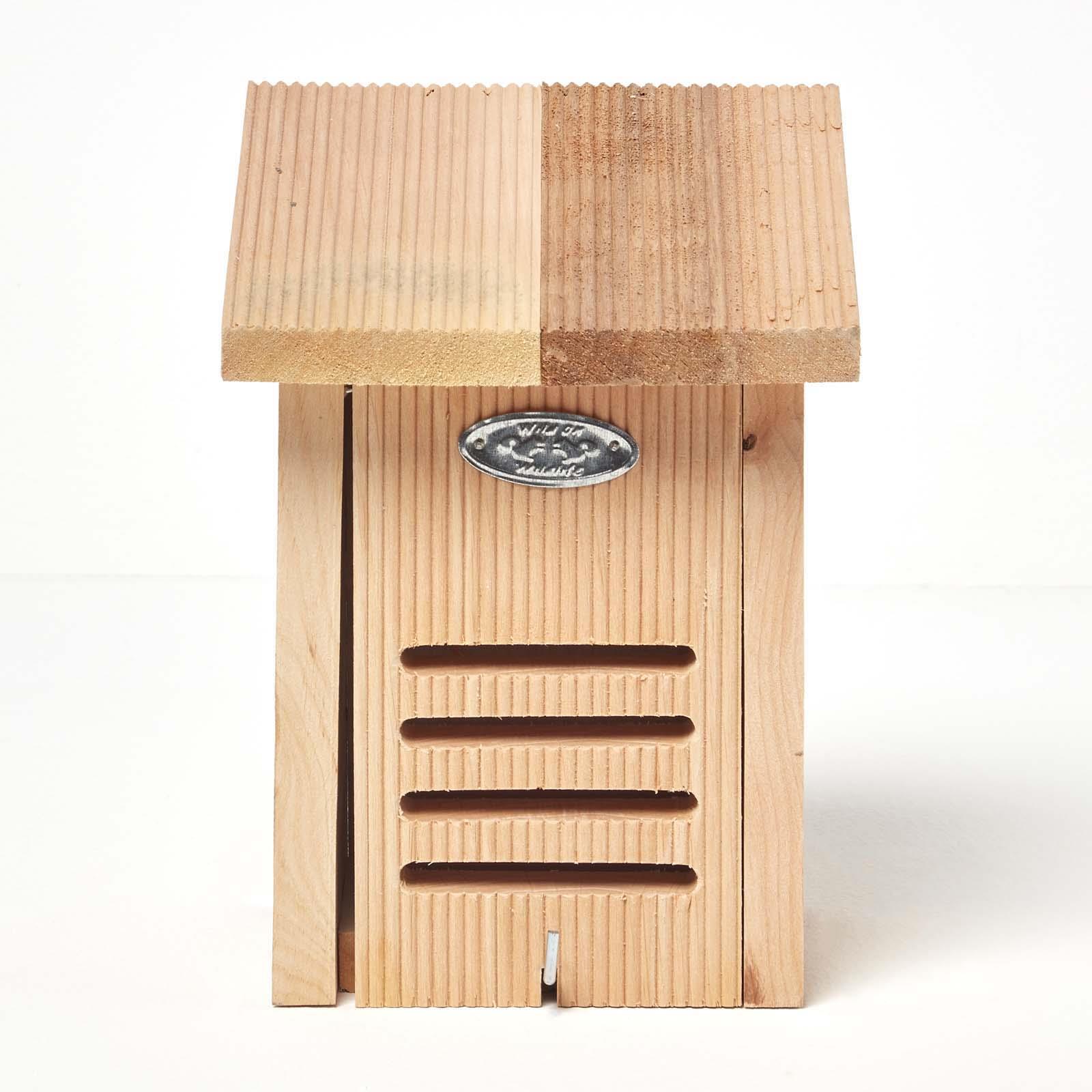 Real Alder Wood Ladybird Insect House - Homescapes