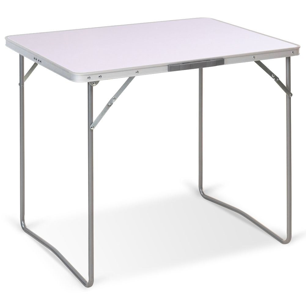 Edm Weiß Klappbarer Campingtisch Aus Aluminium