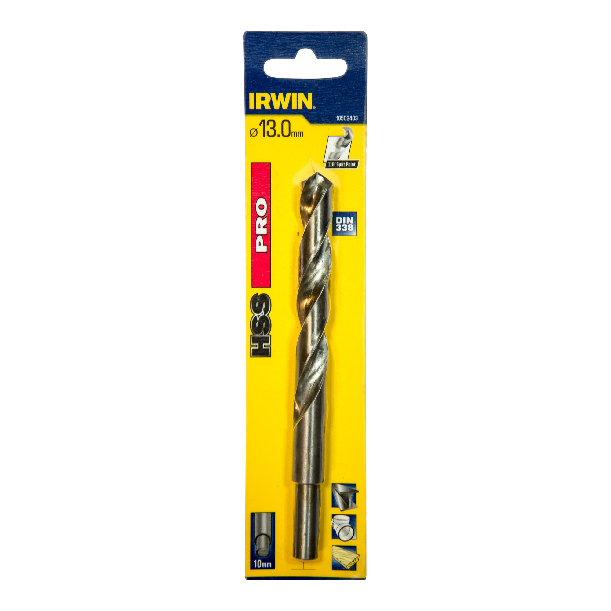Stanley Black+Decker Forstnerbohrer Geschliffen - Irwin - Din 338 Hss - 13 X 151 Mm - Ø Schaft: 10 Mm - Bild 4