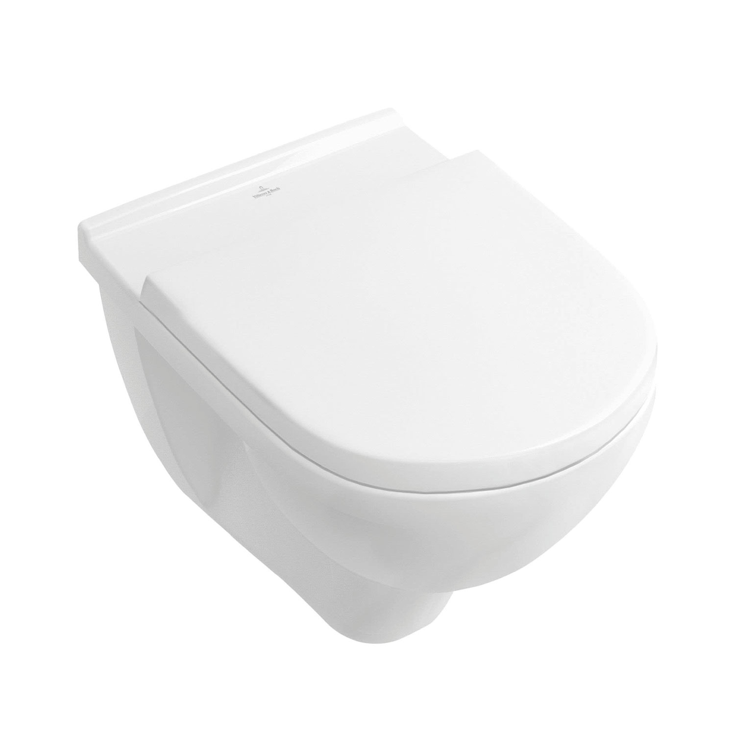 Villeroy&boch - Komplettset O-novo Spülrandlos Inkl. Wc Sitz Weiß 5660hr01