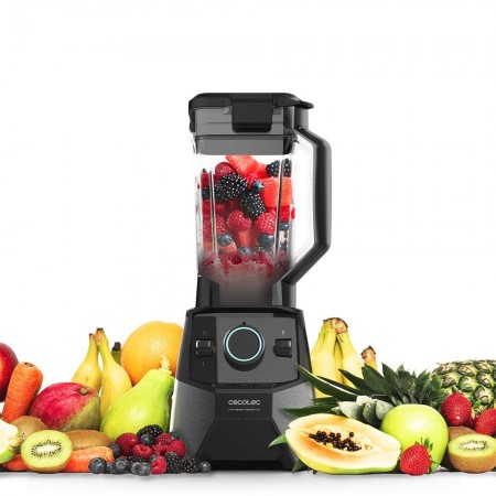 Cecotec Standmixer Power Black Titanium 2000 Pro, 2000 W- Leistung, 8 Mix-Klingen, schwarz Titan-Beschichtung, 3 Programme, quadratischer Krug, BPA-frei - Bild 3