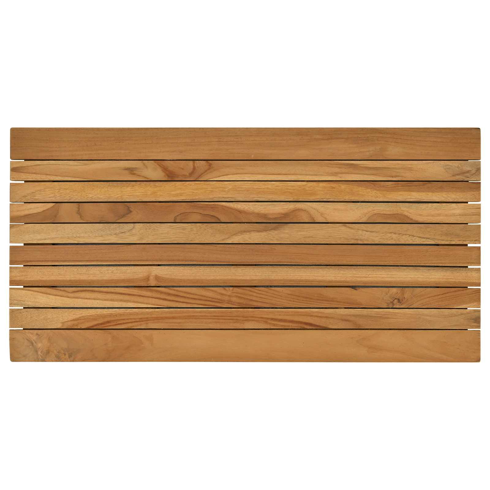 Vidaxl Natürlich Table Top 80 X 40 X 3.5 Cm Rectangular Solid Teak Wood Natural