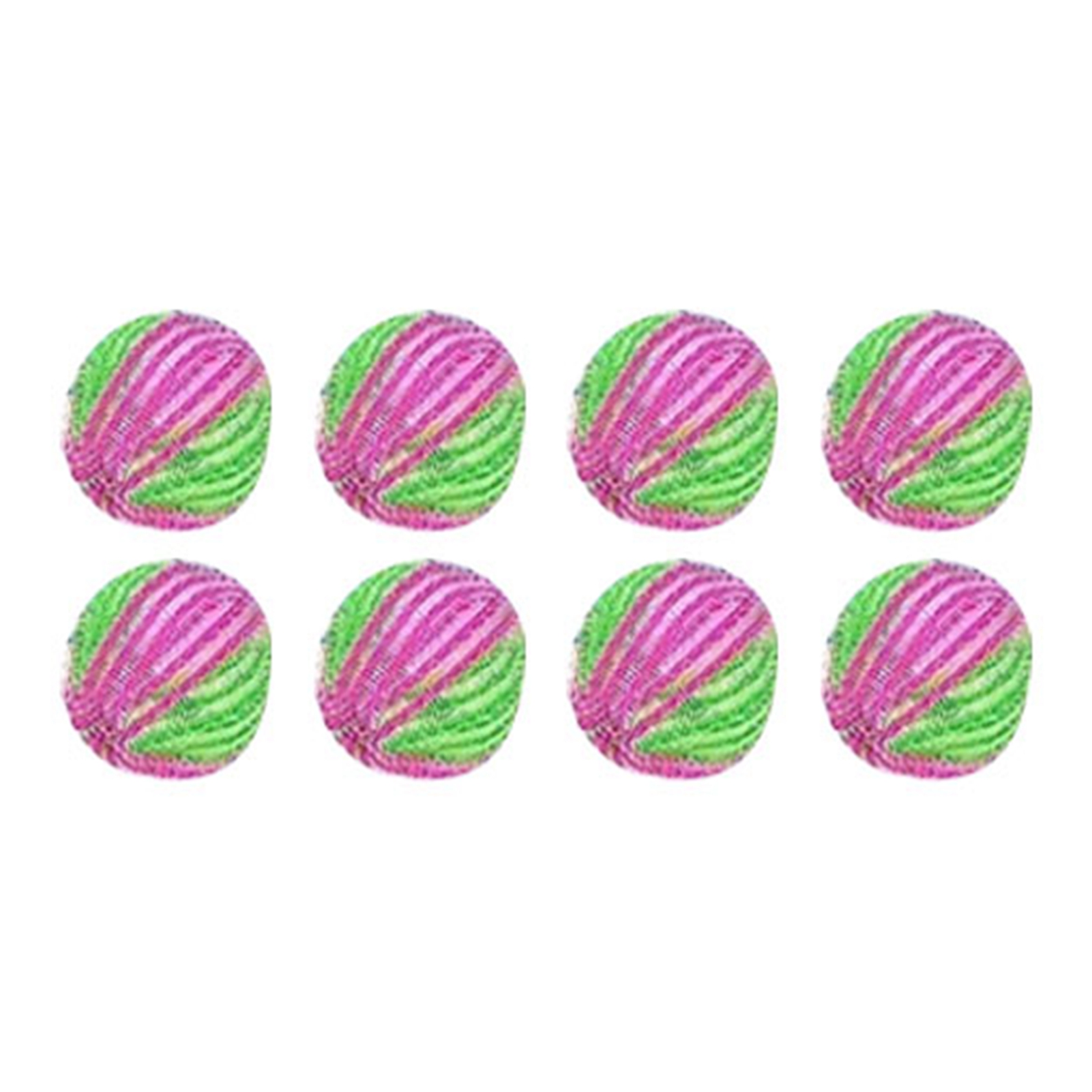 Boules anti-poils pour lave-linge et sèche-linge en nylon doux, réutilisables, lot de 8