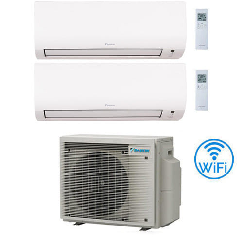 Daikin - Climatizzatore Garanzia Italia Comfora Wifi Incluso Dual Split Inverter 7000 + 12000 Btu Con U.e. 2mxm40a9 Classe A+++/a++ Novita' 2024