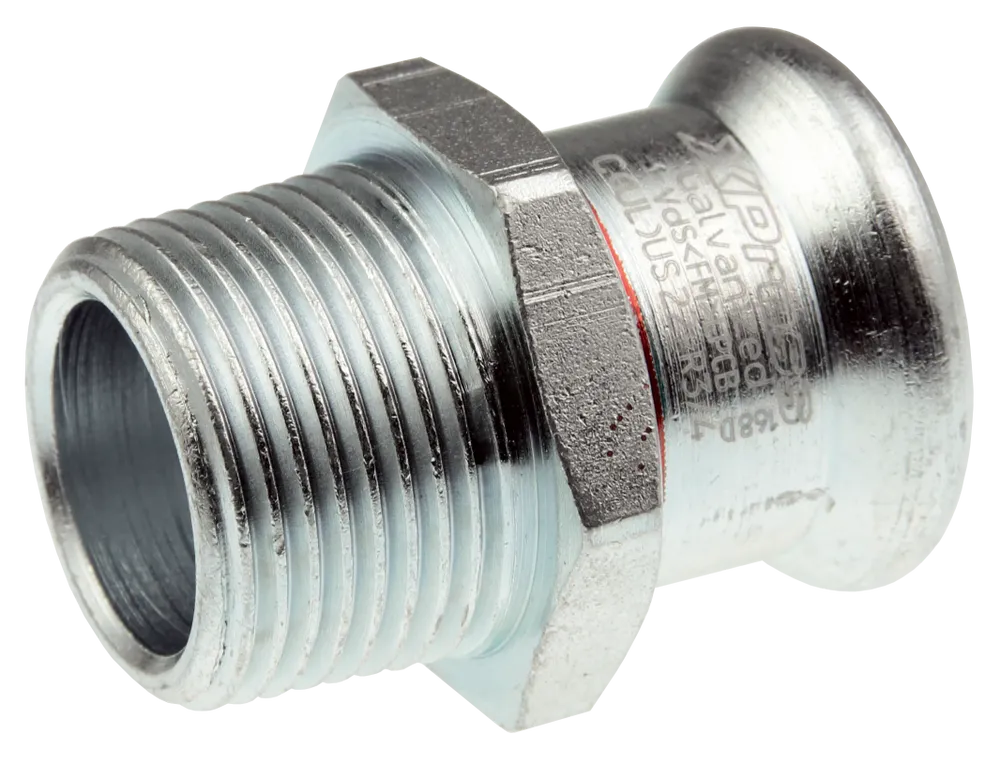 Vsh Versilbert Xpress C-Stahl Übergangsstück I/A 76,1Xr2 1/2" Typ C1405, 6204781