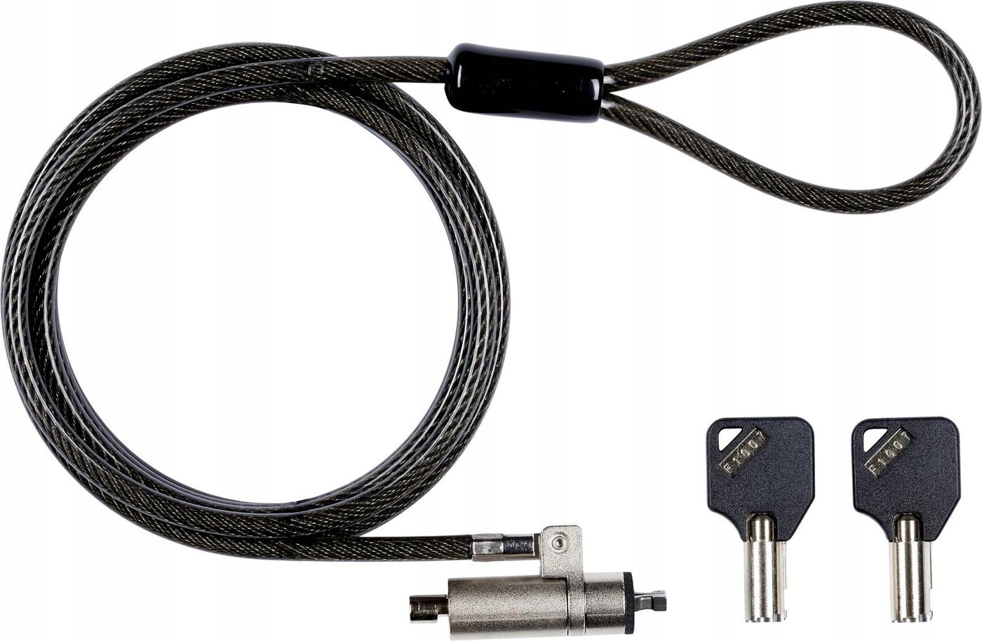 Estuff Schwarz Security Lock Wedge Laptopschloss