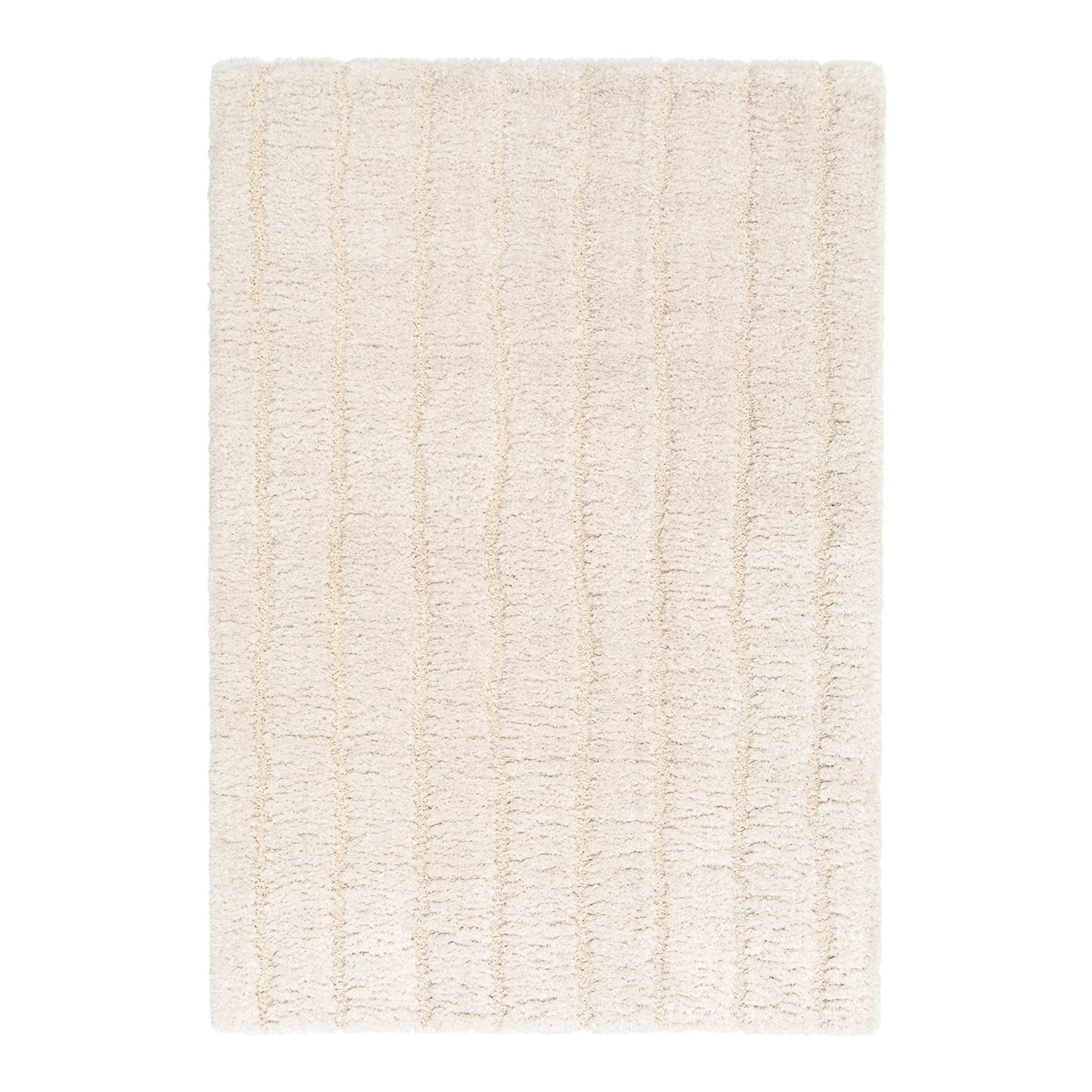 Sweeek Indoor Rug With Linear Pattern Cream 150x80 Cm - Sol