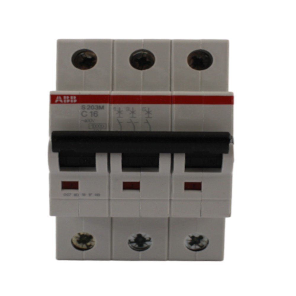 ABB 2CDS273001R0164 S203M-C16 Circuit Breaker 3-Pin 16A 230V