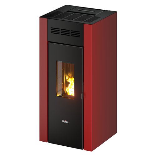 Pegaso Stufa Pellet Pegaso 7022002 Elane 9.0 Rosso