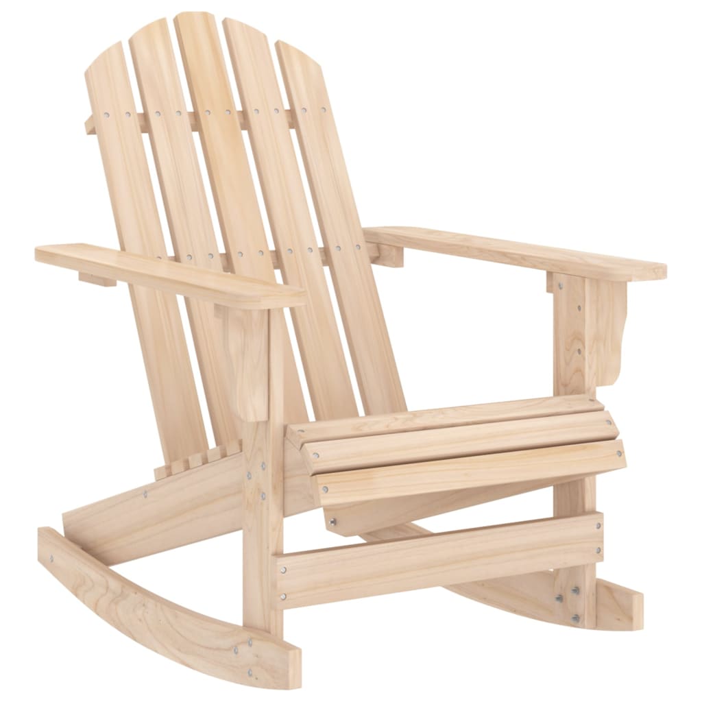 Vidaxl - Chaise À Bascule De Jardin Adirondack Bois De Sapin Massif