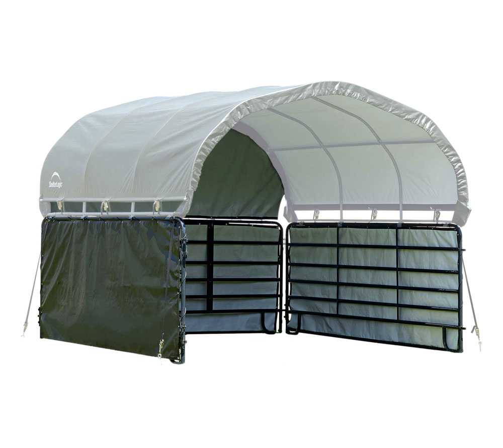 SHELTERLOGIC Seitenverkleidung »Planenset«, Kunststoff, grün - gruen - Image 4