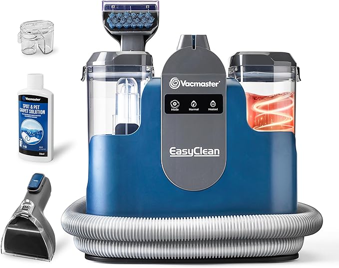 Vacmaster - SCC1201H Shampouineuse Canapé, Moteur Puissant de 500W, Nettoyeurs tapis et moquettes Idéal pour Taches & Saletés Quotidiennes, Nettoyeur