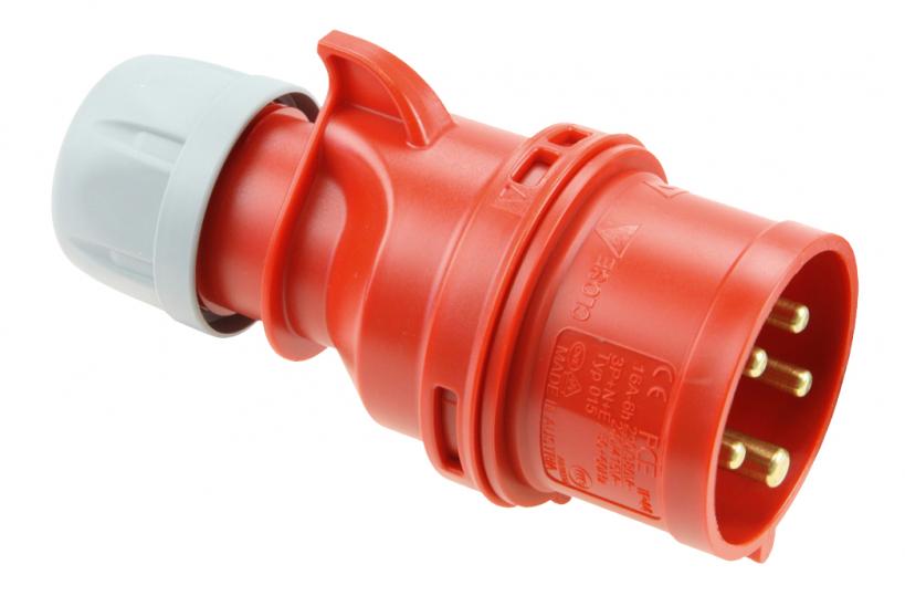 Pce Rot Netzstecker + Netzkupplung, 014-6 Stecker 16A 4P 6H Shark (Iec 60309) - Image 7