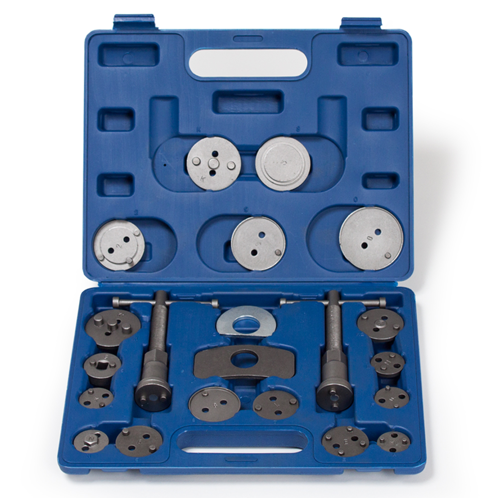 Tectake Bremskolbenrücksteller Set 22-tlg. - Bremskolbenrücksetzer, Bremskolben Rücksteller, Kolbenrücksteller - Blau