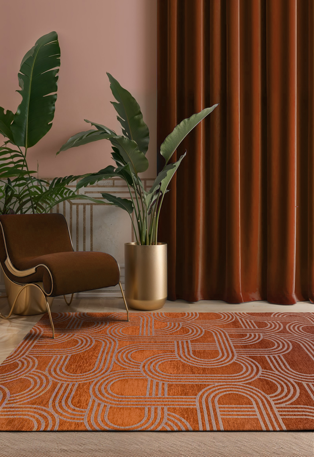 Teppich - Disco Beneffito Kollektion - Red Pepper - Teppich - Rot - 200x280cm