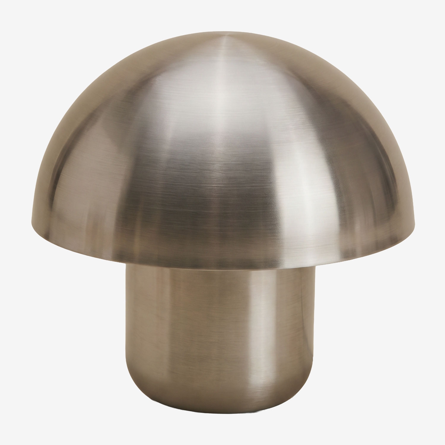 Lampe De Table ↑30 Cm En Fer Zyora Sklum Gris Brossé