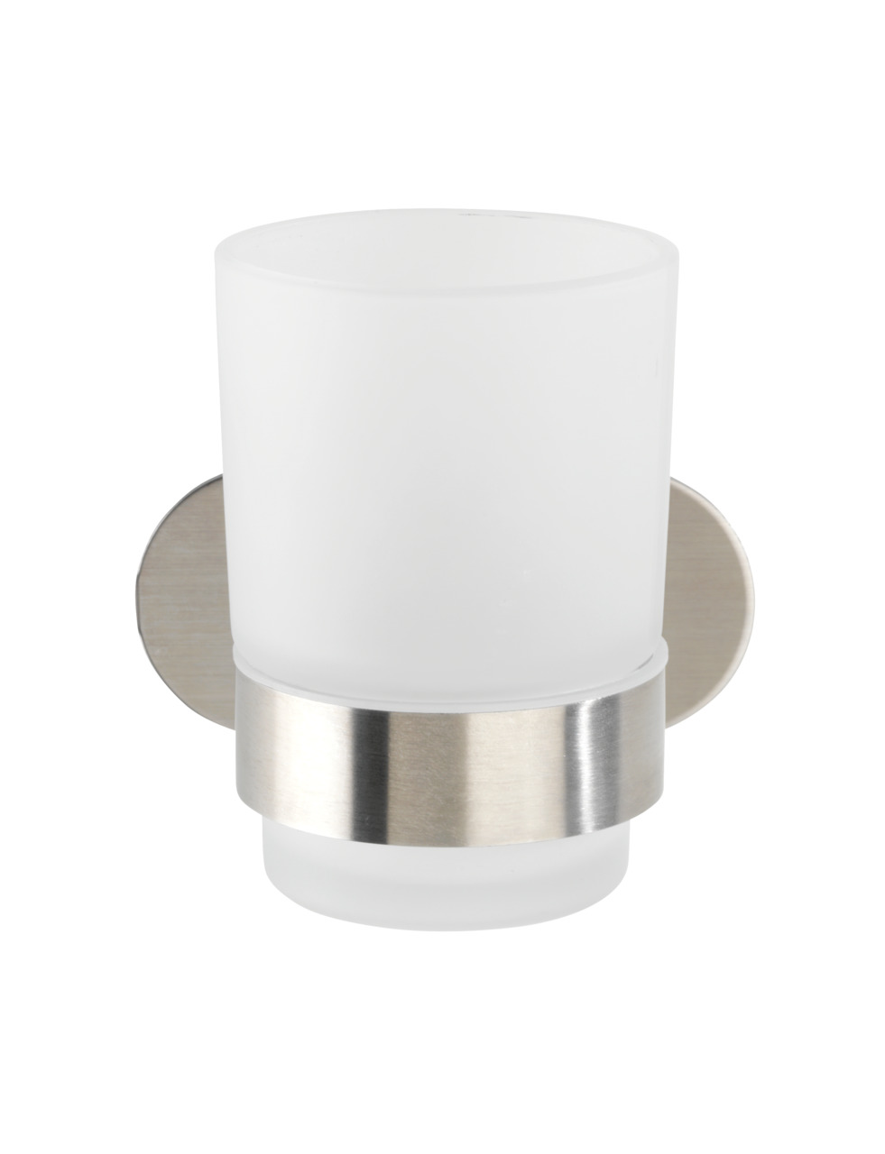 Turbo-loc® Edelstahl Zahnputzbecherhalter Uno Orea Matt, Zahnbürstenhalter, Befestigen Ohne Bohren, Silber Matt, Edelstahl Rostfrei Matt - Silber Matt - Wenko