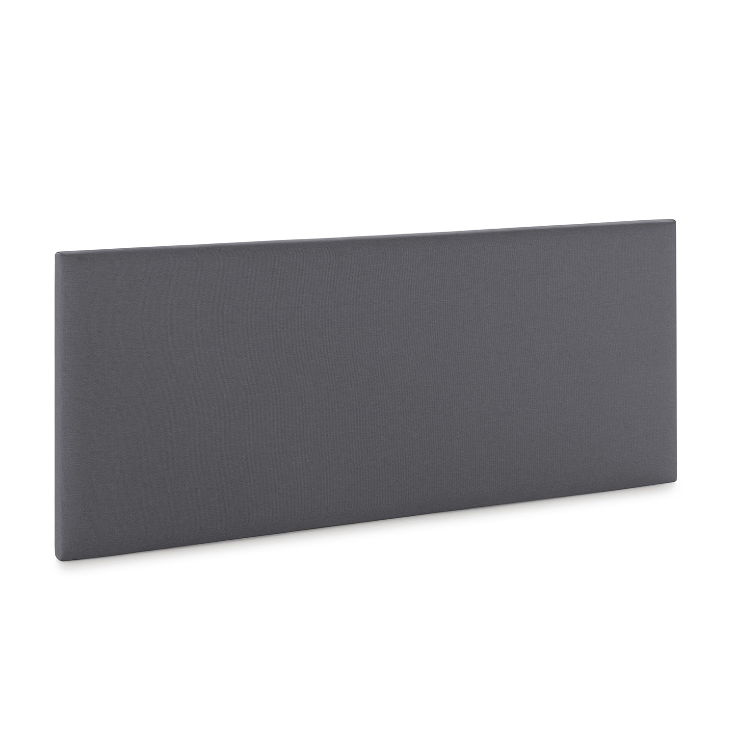 Tête De Lit Aura Recouverte De Tissu Gris Foncé 140x60 Cm