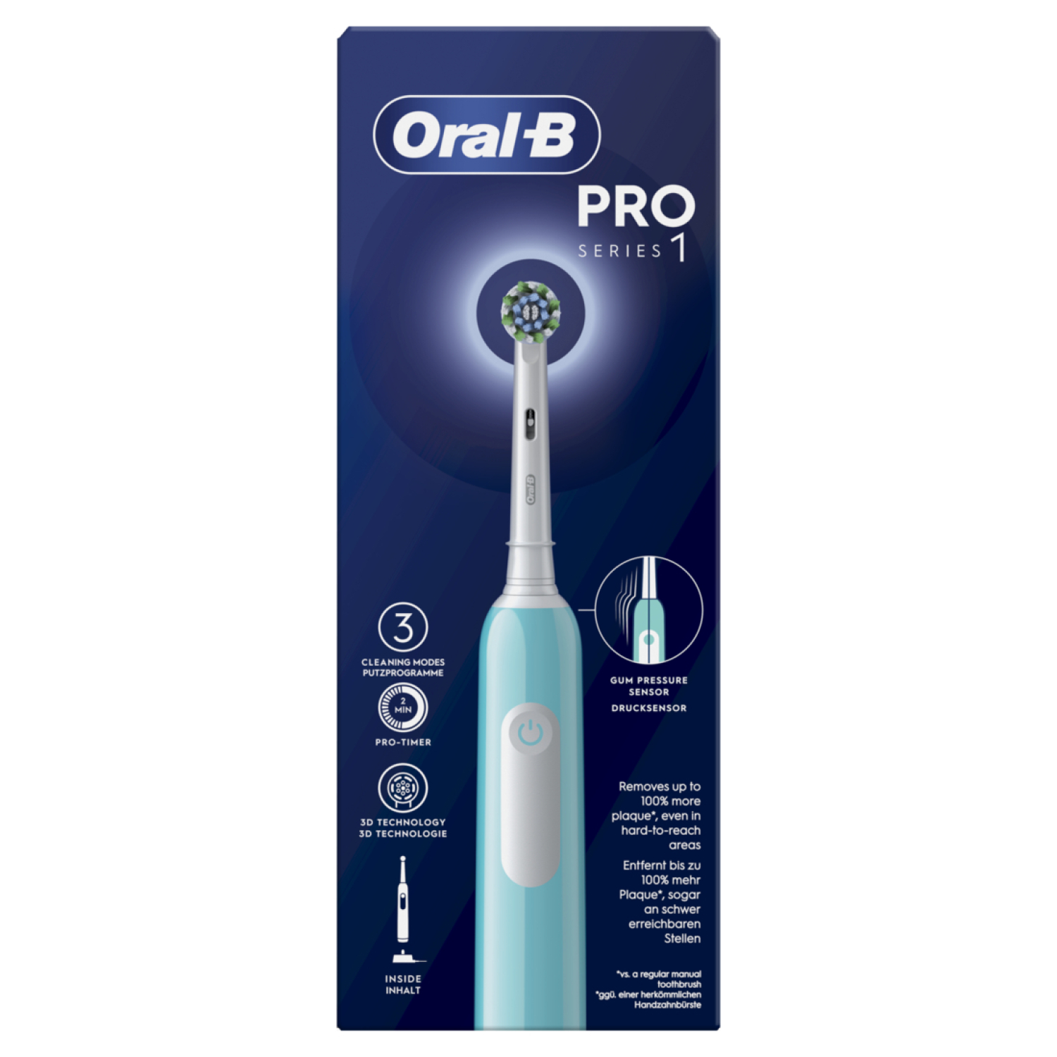 Oral-B Pro Series 1 Crossaction Elektrische Zahnbürste Caribbean Blue 012942 - Bild 11