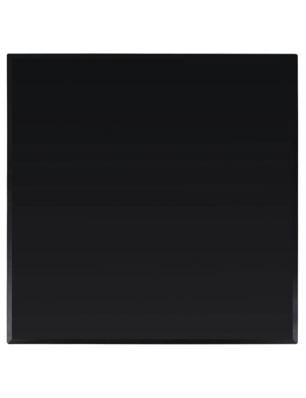 Vidaxl Schwarz Tischplatte Aus Gehärtetem Glas Quadratisch 800 X 800 Mm