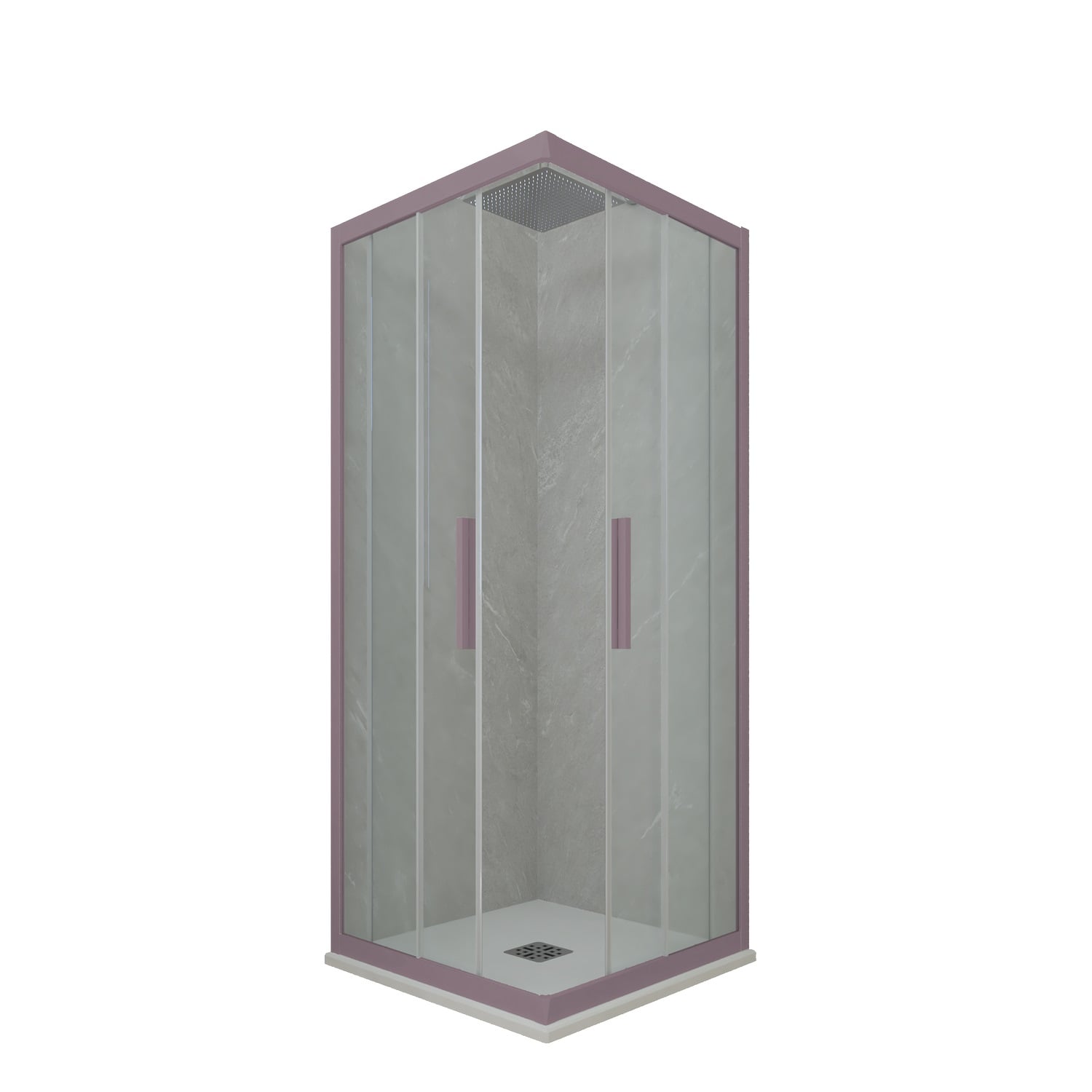 Box Doccia 70x110 Angolare Scorrevole Lavanda H 200 Kolors