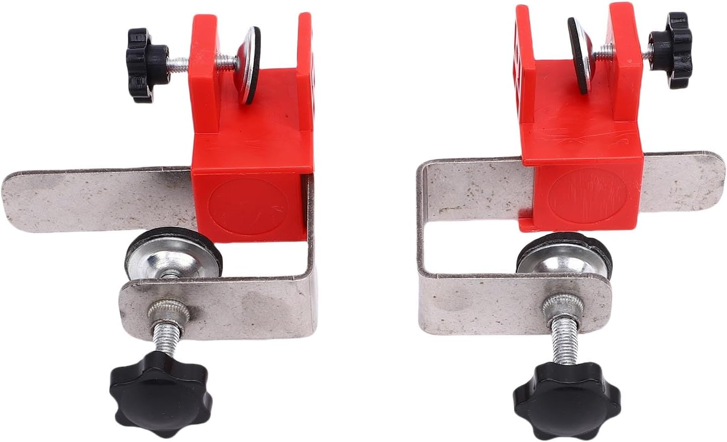 Pince de fixation réglable pour façades de tiroirs, acier inoxydable, verrouillage rapide