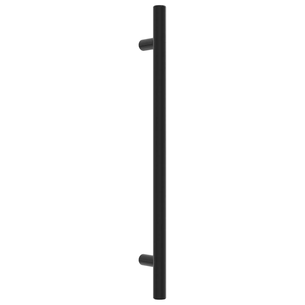 Cabinet Handles 10 Pcs Black 192 Mm Stainless Steel Vidaxl