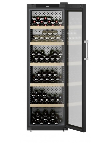 Liebherr Wpbli 5231. Posizionamento Dell'apparecchio: Libera Installazione, Colore Struttura: Nero, Colore Interno: Grigio. Capacità Bottiglie: 229 Bottiglia/bottiglie, Tipo Di Prodotto: Cantinetta Te