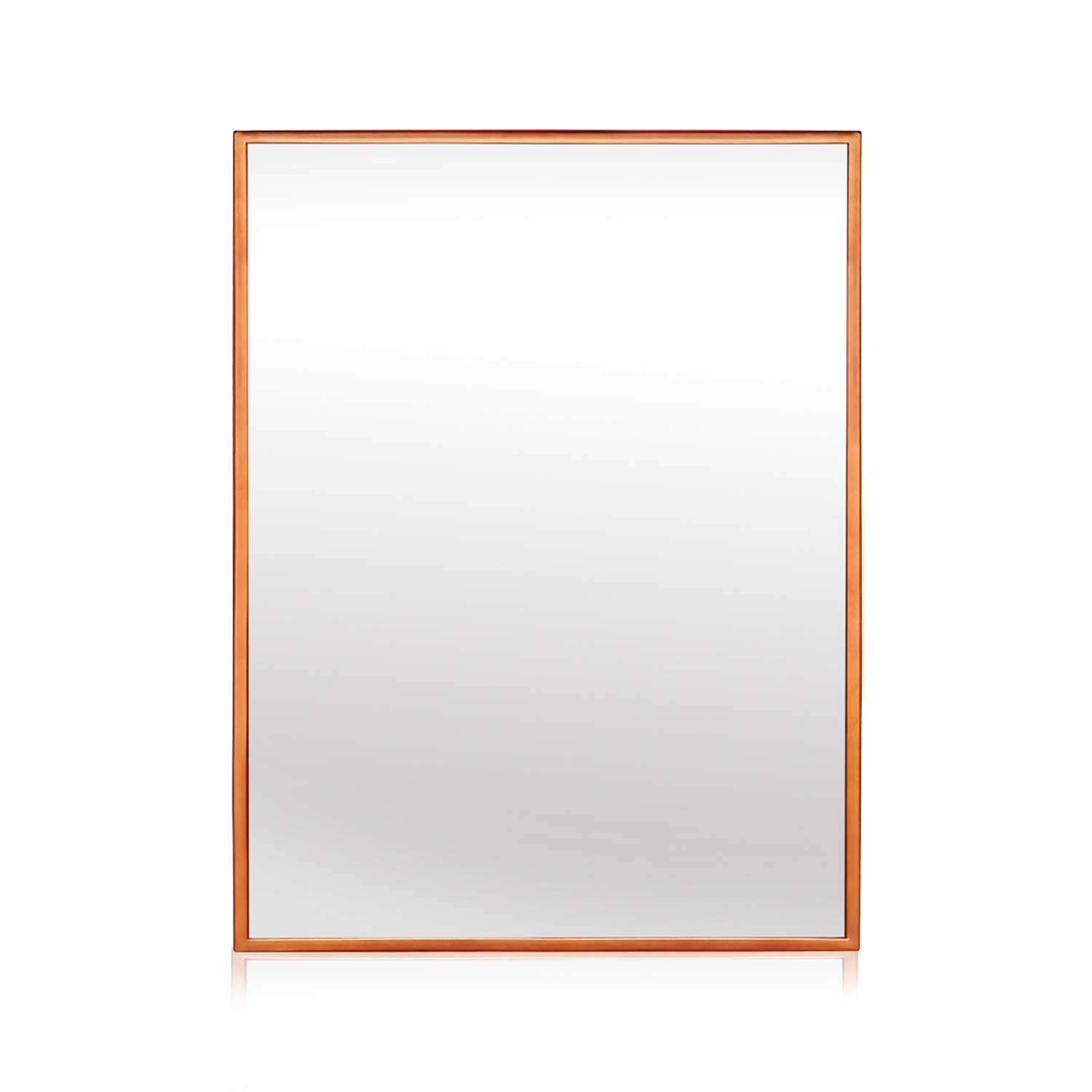 Casa Chic - Elegance By Wandspiegel Aus Metall - 90 X 60 Cm - Galvanisiertes Metall - Rose Gold