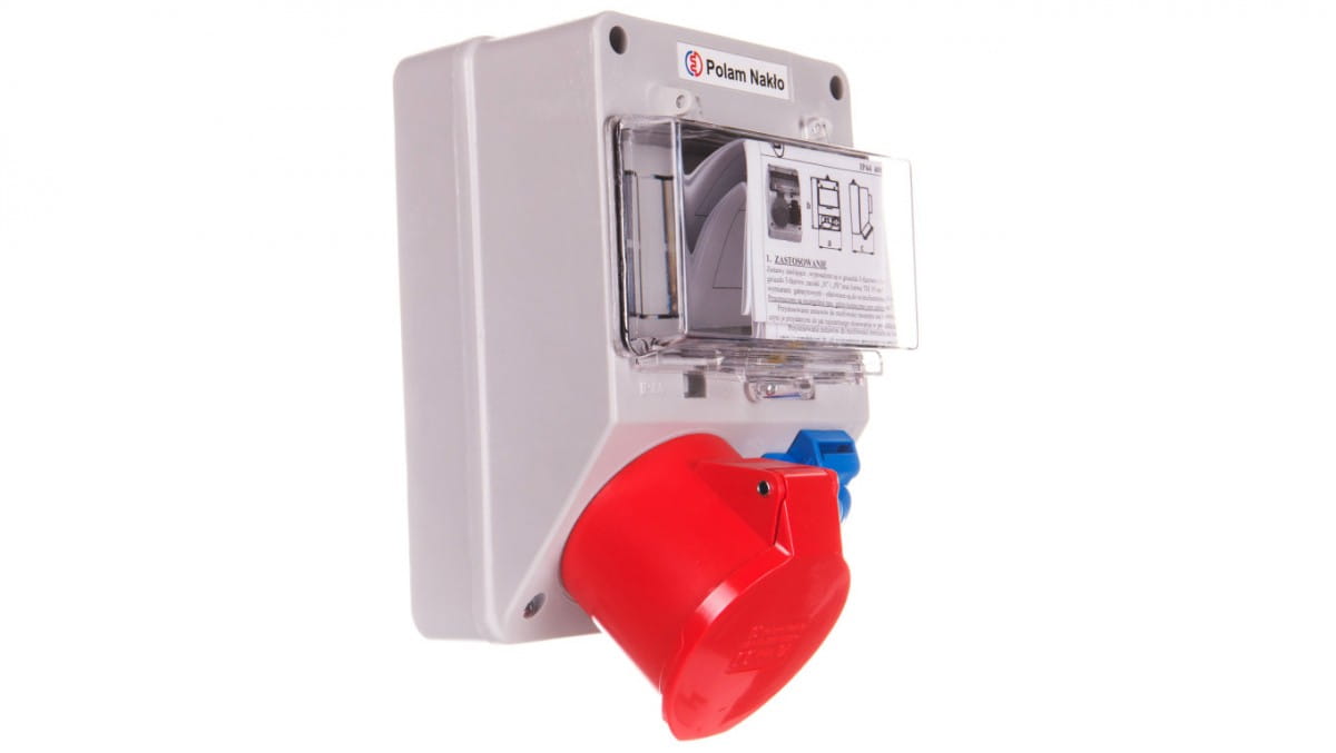 Oem Weiß Netzteil-Set 32A/400V 5P + 10/16A 250V + Abzweigplatte 5X6mm2 6265-130