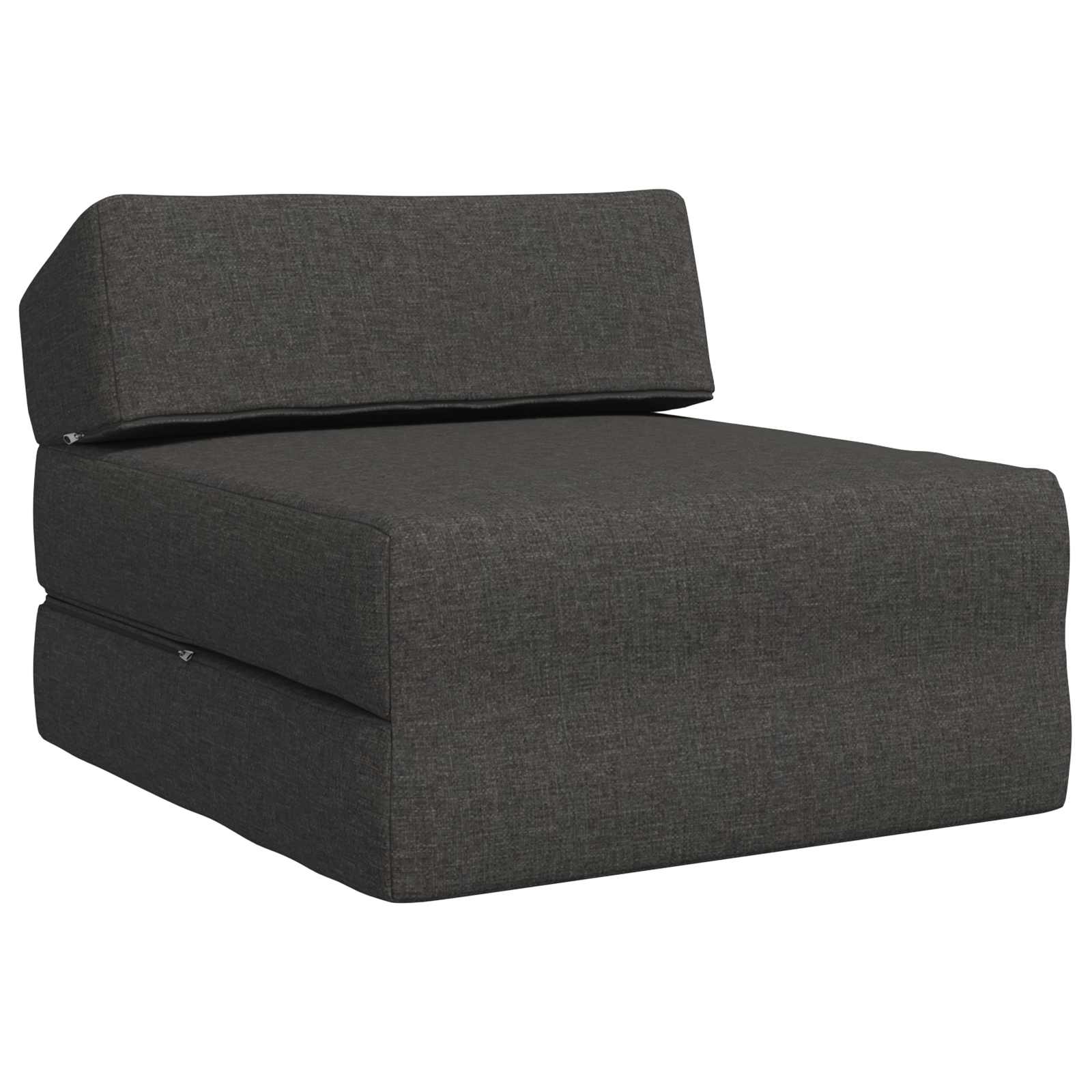 Foldable Sofa Bed Dark Grey 60 X 70 X 41 Cm Fabric Vidaxl