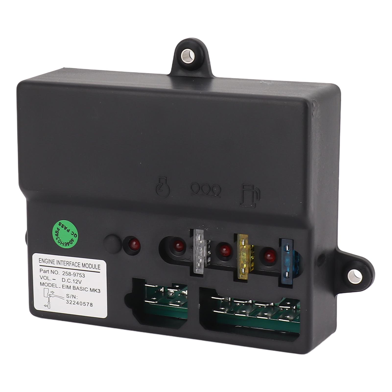 Module d'interface moteur pour groupe électrogène, entraxe 147 mm, voyants LED, 12 V