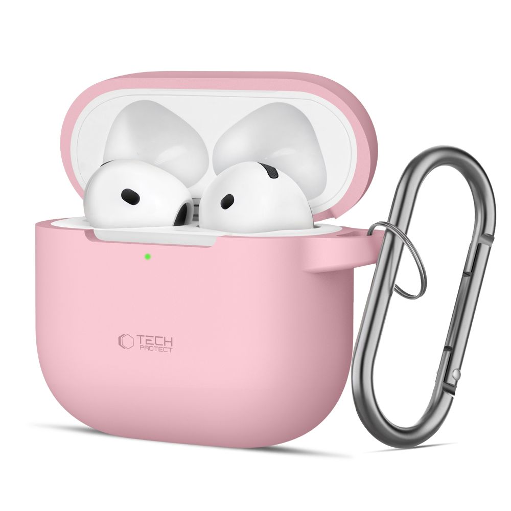 Oem Tech-Protect Silikonhaken Für Apple Airpods 4, Altrosa