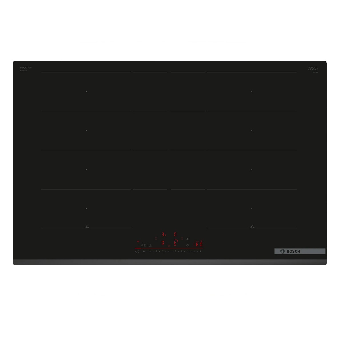 Bosch - Piano Cottura A Induzione 80 Cm 4 Fuochi 7400 W Nero - Pxy83khc1e