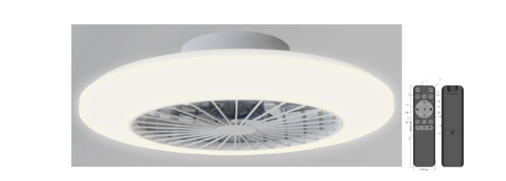 Led Weiss Deckenleuchte, Amigo (6500 Lm) - Bild 5